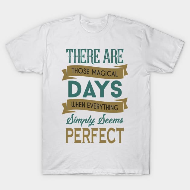 the simply perfect planner T-Shirt by Pixel Poetry